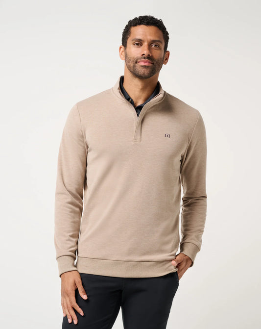 Cloud Quarter Zip 2.0/ Heather Portabella Brown