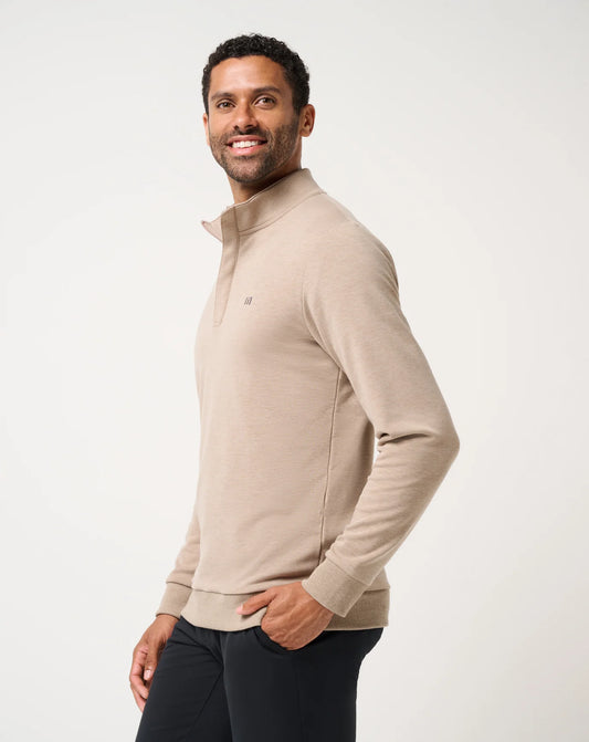 Cloud Quarter Zip 2.0/ Heather Portabella Brown