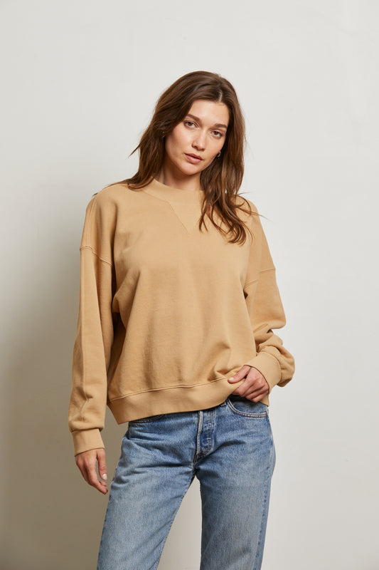 PERFECT WHITE TEE - Blake Suede French Terry Sweatshirt