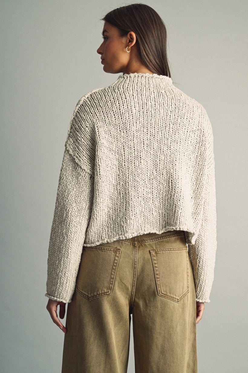 Roll Hemming Sweater
