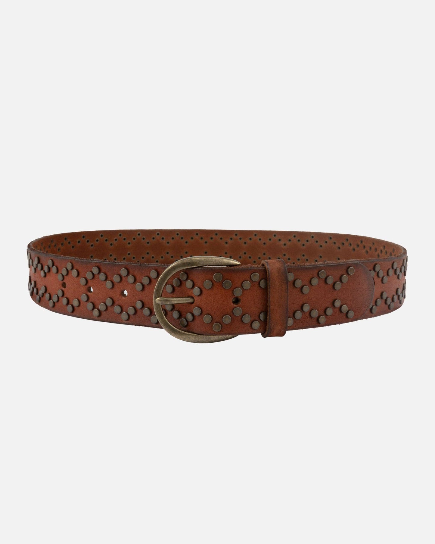 Demi Leather Studded Belt