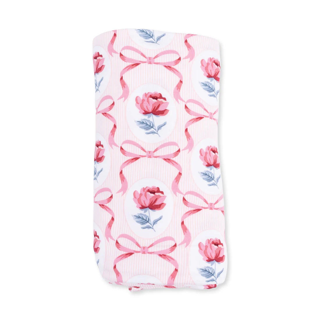 Leslie Rose Swaddle Blanket