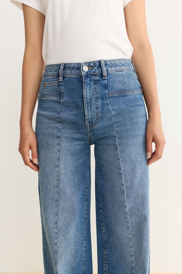 WARP + WEFT - NCE Knit Wide Leg 33' / Everafter Blues