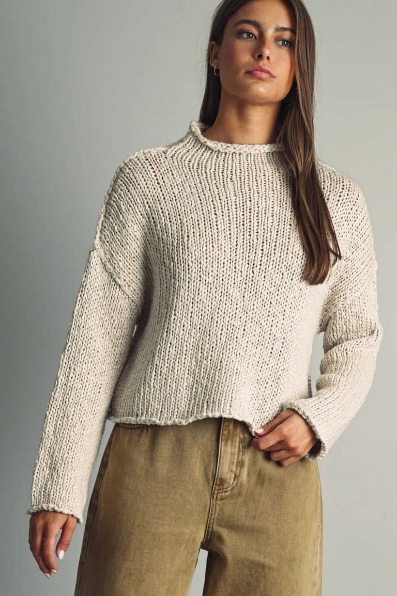 Roll Hemming Sweater