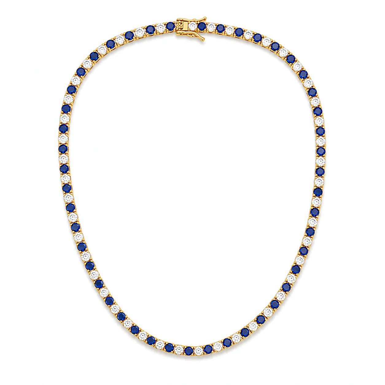 Alternating Tennis Necklace