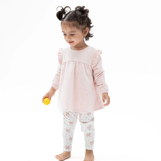 Ruffled Sweatshirt & Legging Set