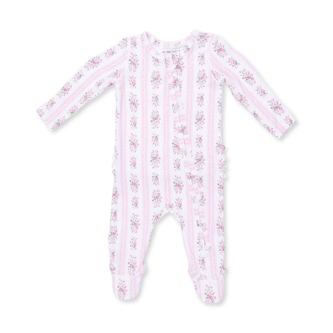 2 Way Ruffle Back Zipper Footie
