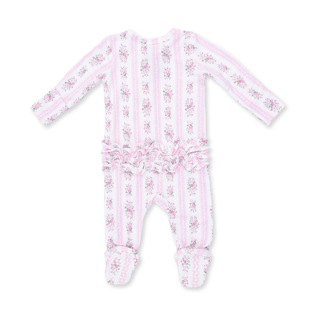2 Way Ruffle Back Zipper Footie