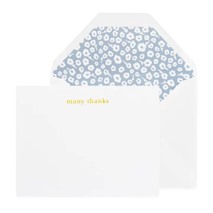 Note Set "Many Thanks"