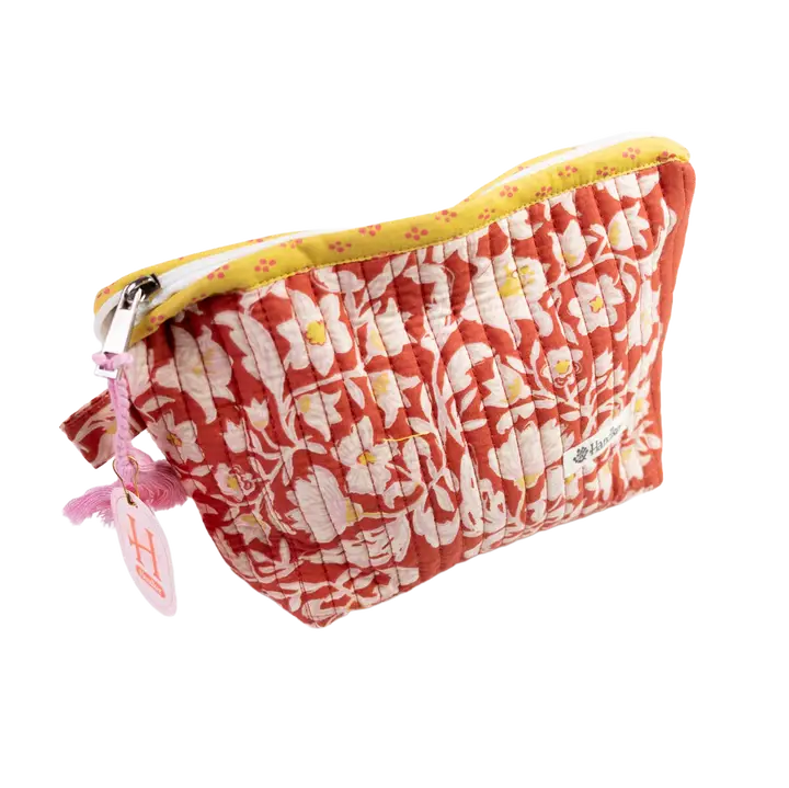 Delphine Quilted Zipper Pouch