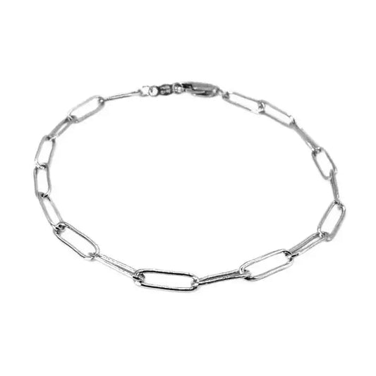 Essential Petite Paperclip Links/ Sterling Silver