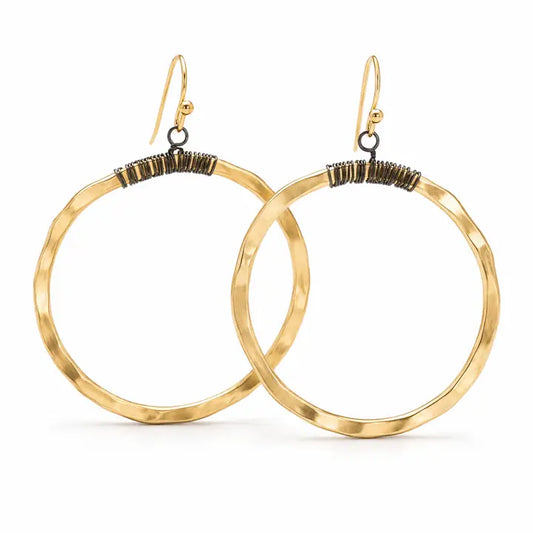 Wire Wrapped Hoops