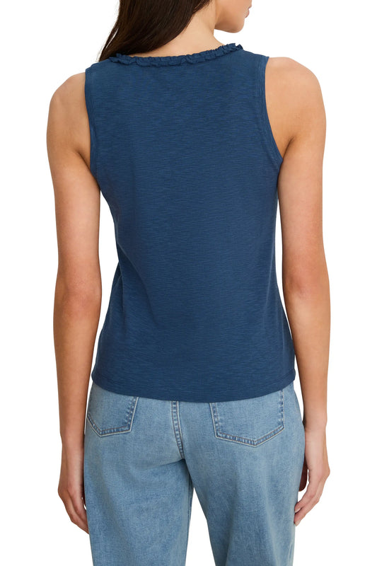 Ruffle Neck Tank