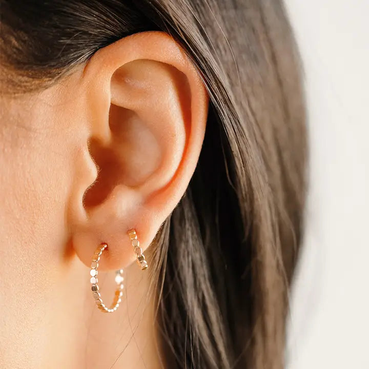 Poppy Hoop Earrings