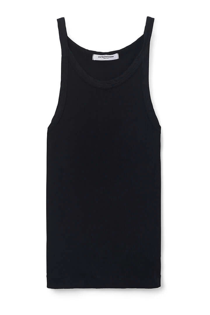 PERFECT TEE - Annie Ribbed Cotton Tank