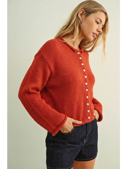 Button Front Cardigan