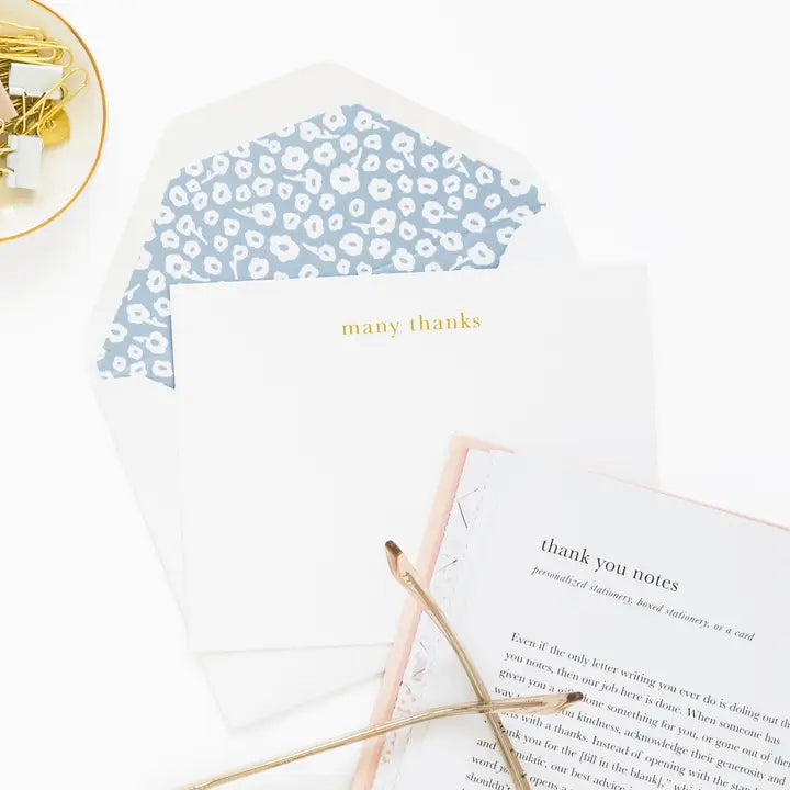 Note Set "Many Thanks"