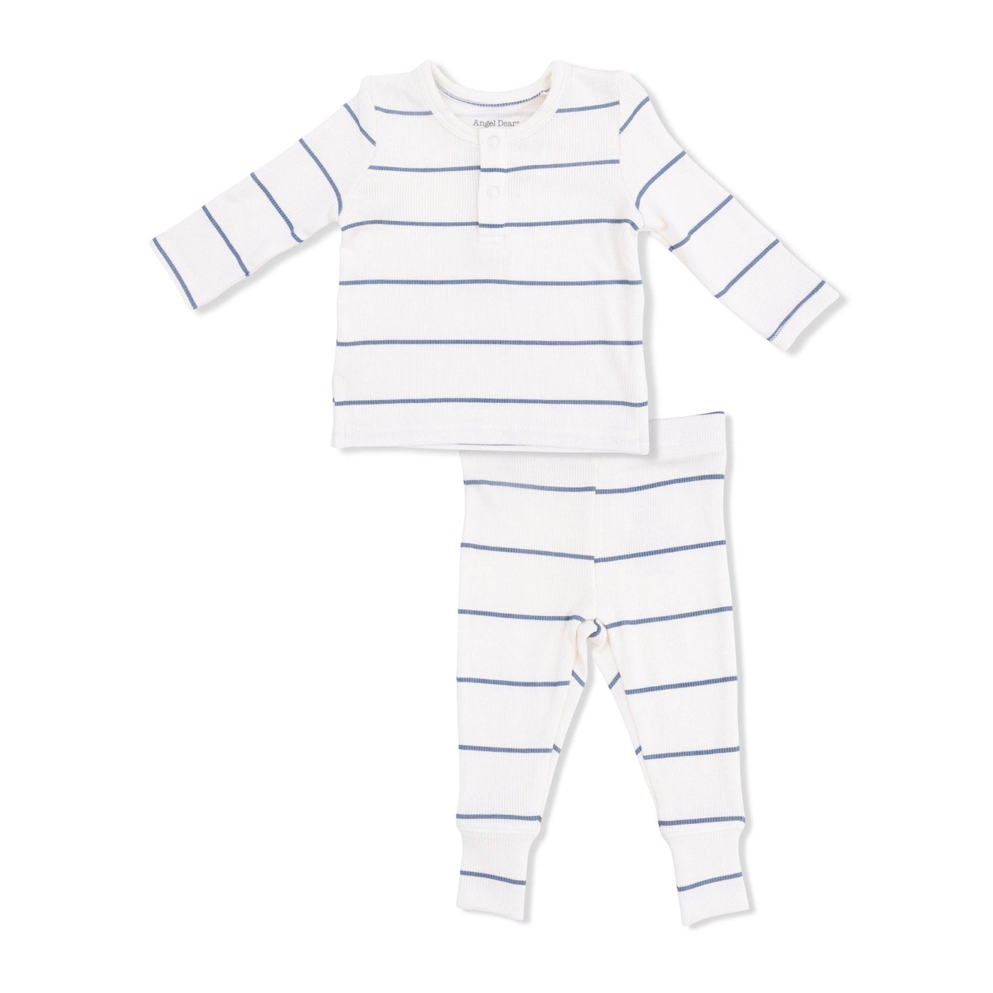 Vintage Stripe Long Sleeve Henley and Pant