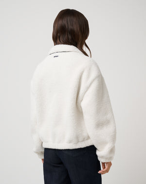 TRAVIS MATHEW - Artful Sherpa Jacket / Snow White