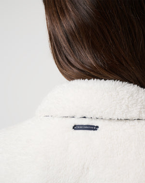 TRAVIS MATHEW - Artful Sherpa Jacket / Snow White