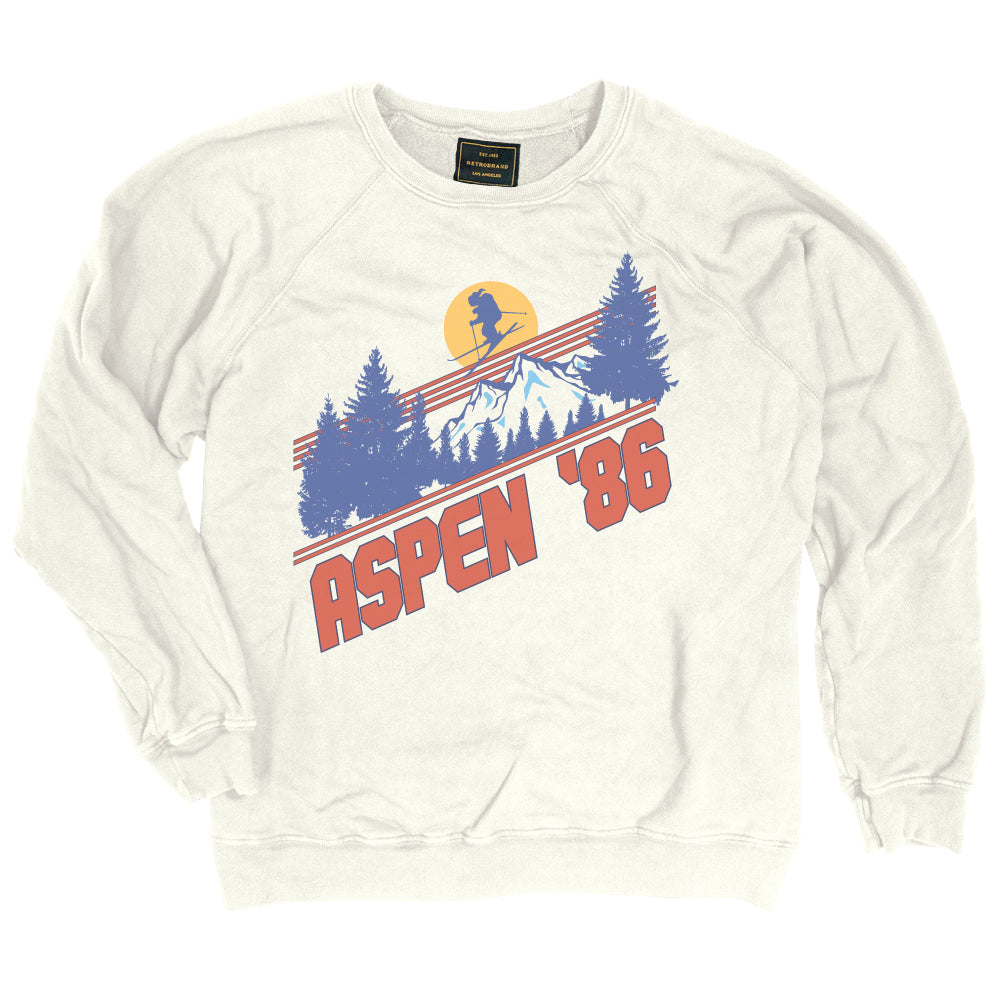 RETRO BRAND - Aspen Antique White Sweatshirt