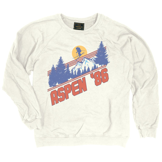 RETRO BRAND - Aspen Antique White Sweatshirt