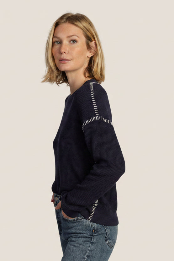 Blanket Stitch Sweatshirt