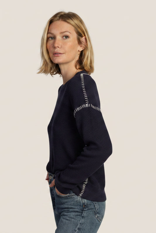 Blanket Stitch Sweatshirt