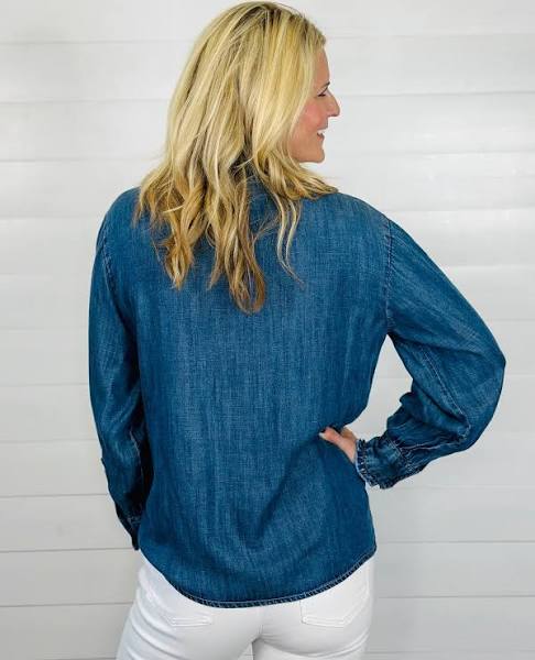 IVY JANE - Tuxedo Denim Shirt / Indigo