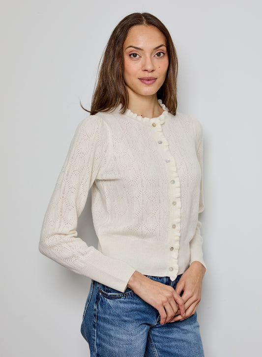 Pointelle Cardigan