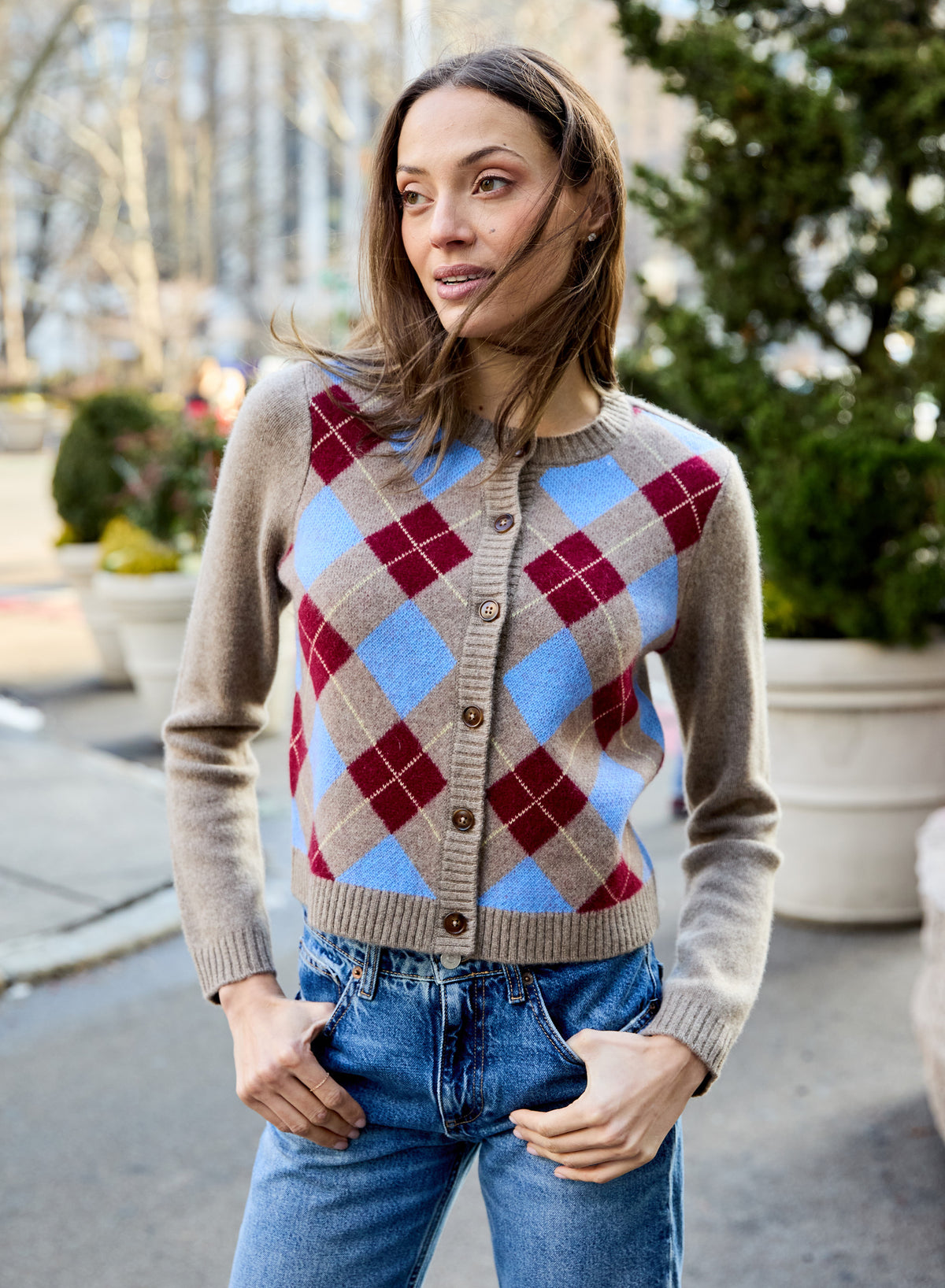 Argyle Cardigan