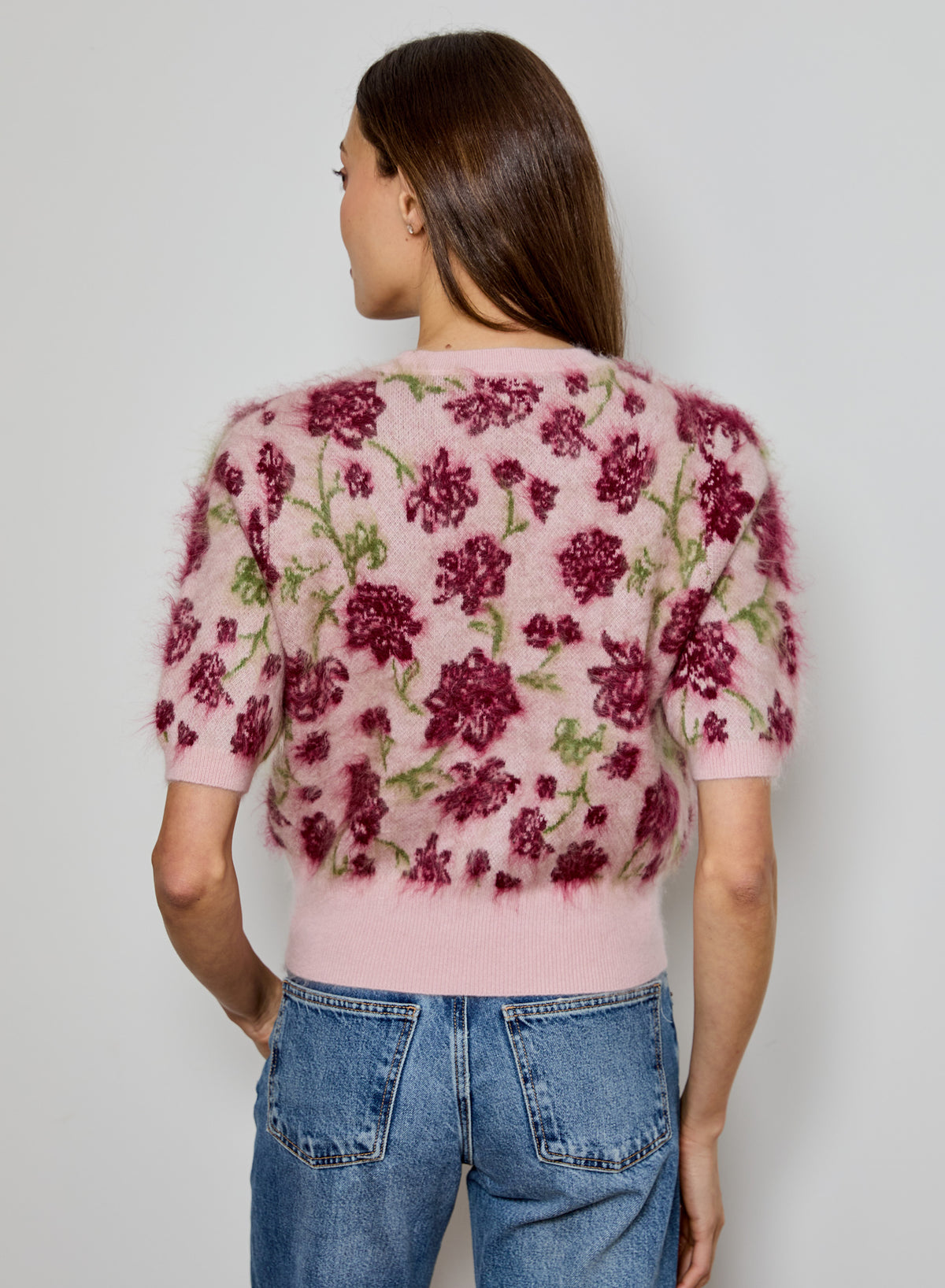 Floral Brushed Sweater