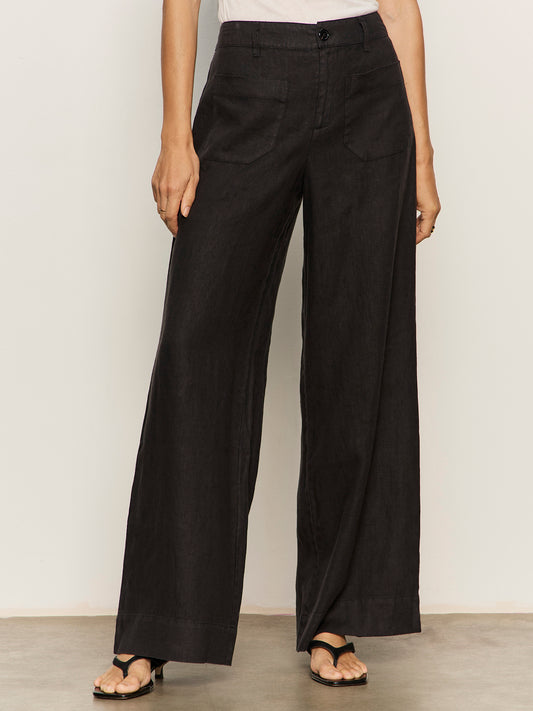 Linen Marine Wide Leg
