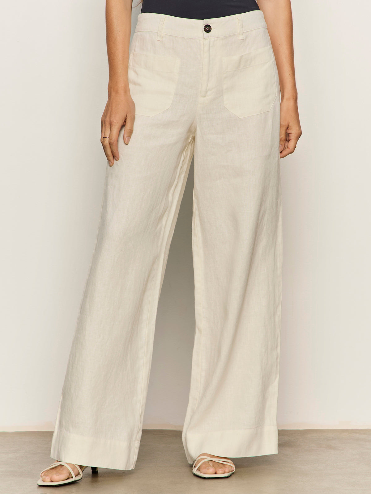 Linen Marine Wide Leg
