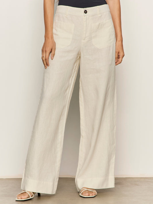 Linen Marine Wide Leg