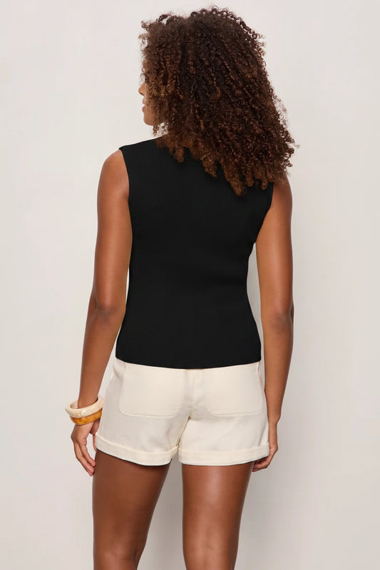 Manhattan Rib Button Cardi