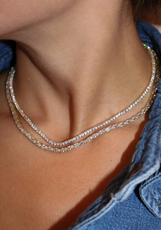 Tennis Necklace (Petite)