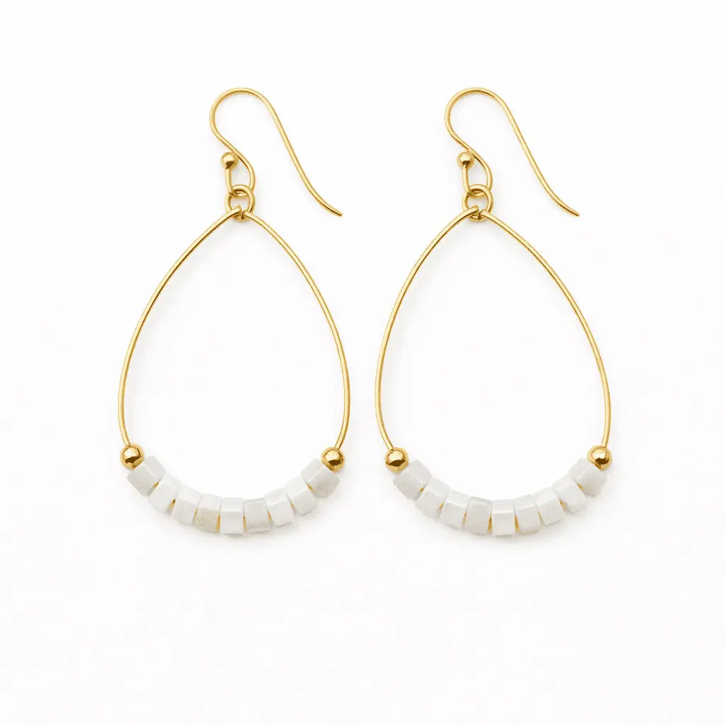 Aster Teardrop Earring