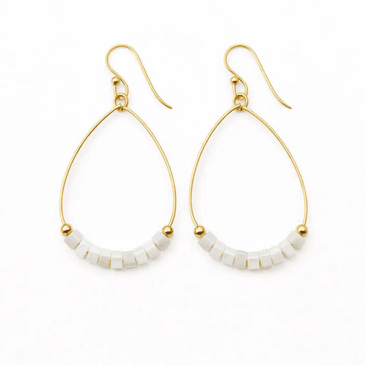 Aster Teardrop Earring