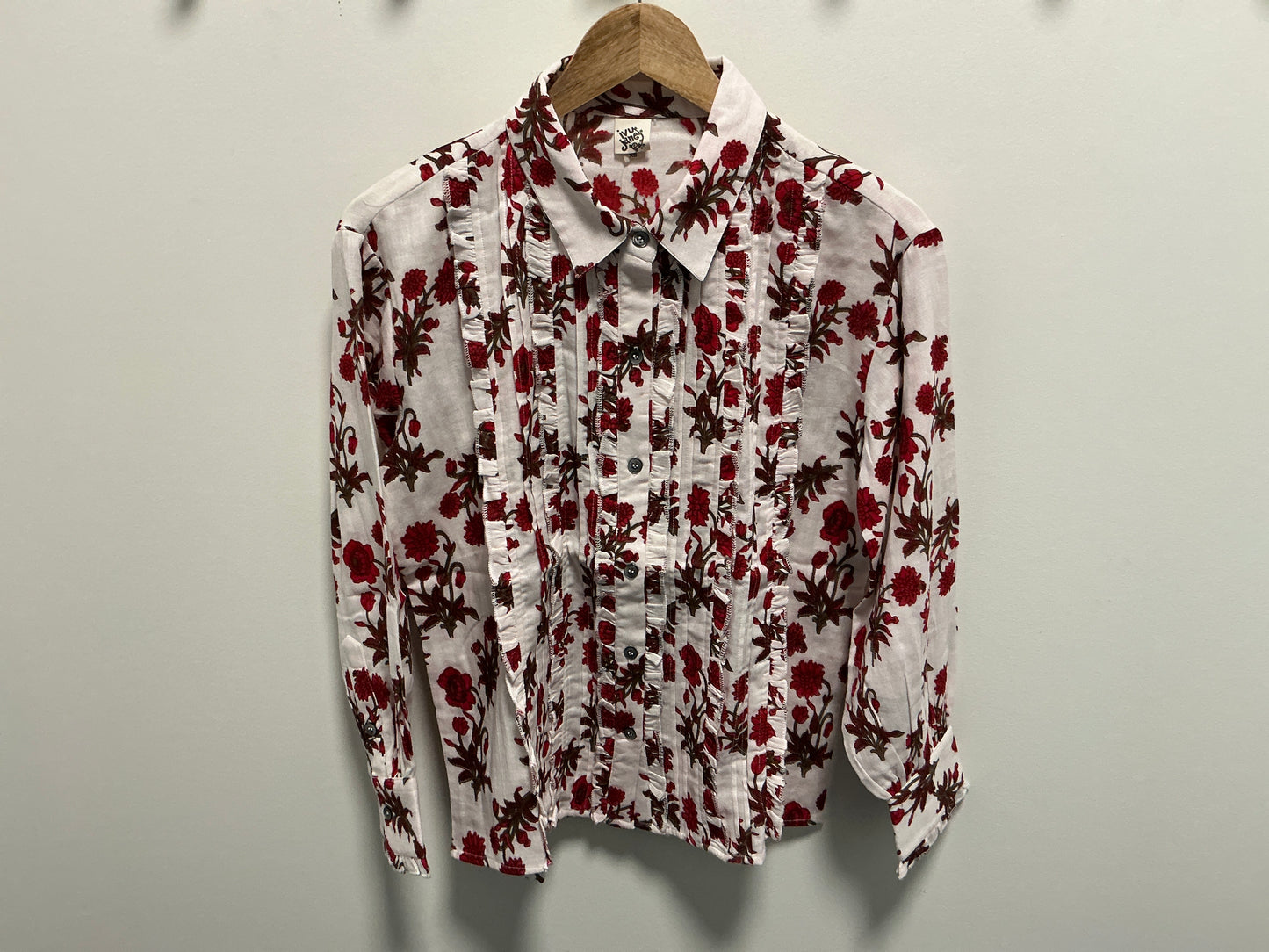 IVY JANE - Tuxedo Gauze Floral / Ivory