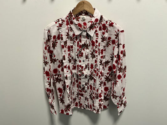 IVY JANE - Tuxedo Gauze Floral / Ivory