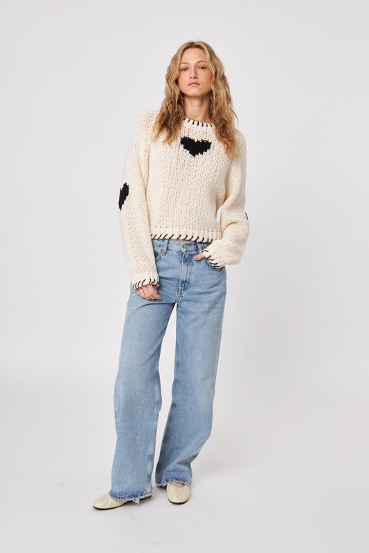 JOHN & JENN - Declan Heart Throb Sweater