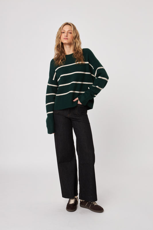 JOHN + JENN - Roscoe Sweater/ Spruce