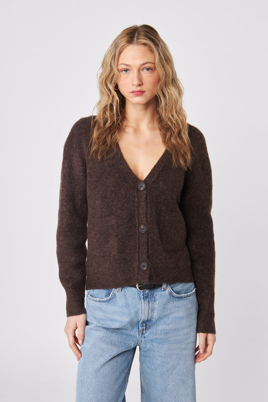 JOHN & JENN - Braxton Chocolate Sweater