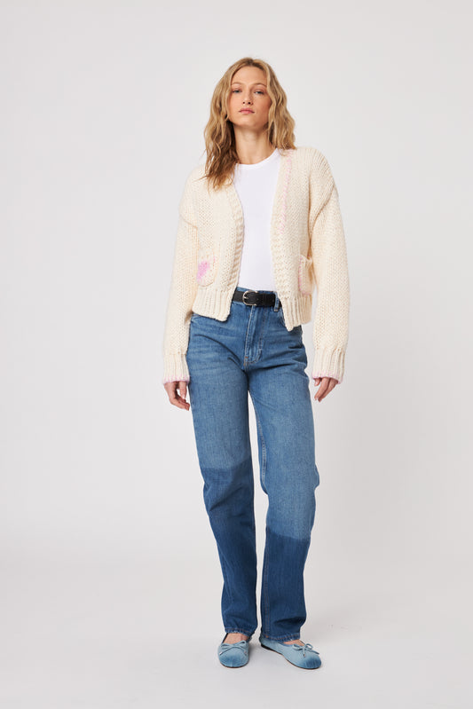 JOHN & JENN - Kendrick Blushing Vanilla Sweater