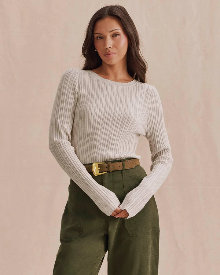 Georgie Pointelle Sweater