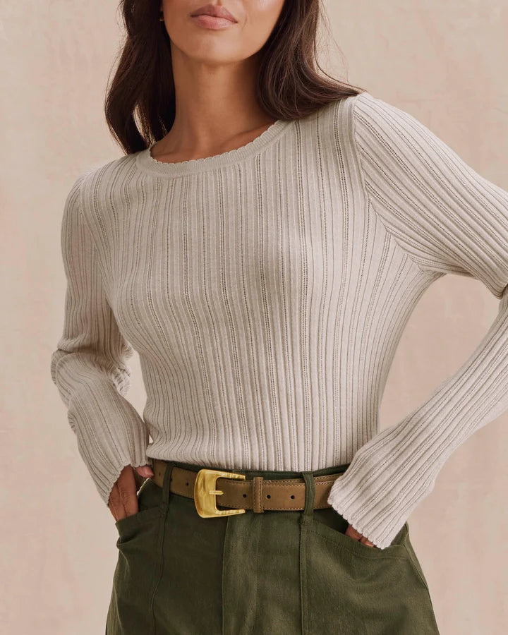 Georgie Pointelle Sweater