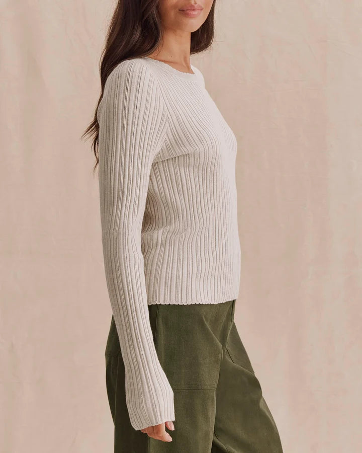 Georgie Pointelle Sweater