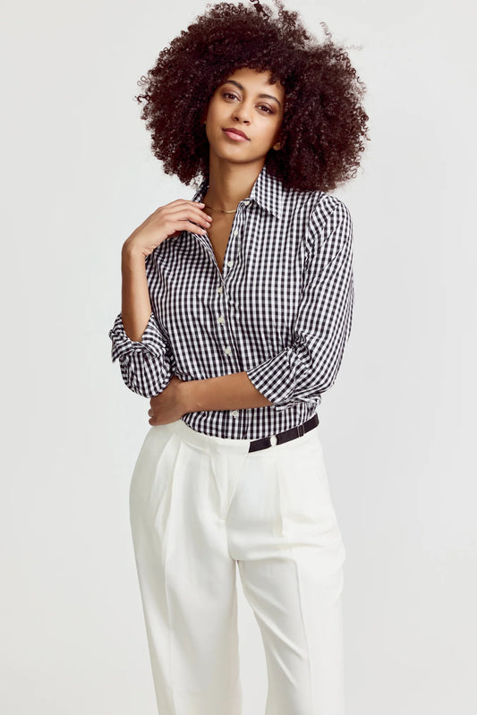 THE SHIRT - The Icon Shirt in Large Check / Black