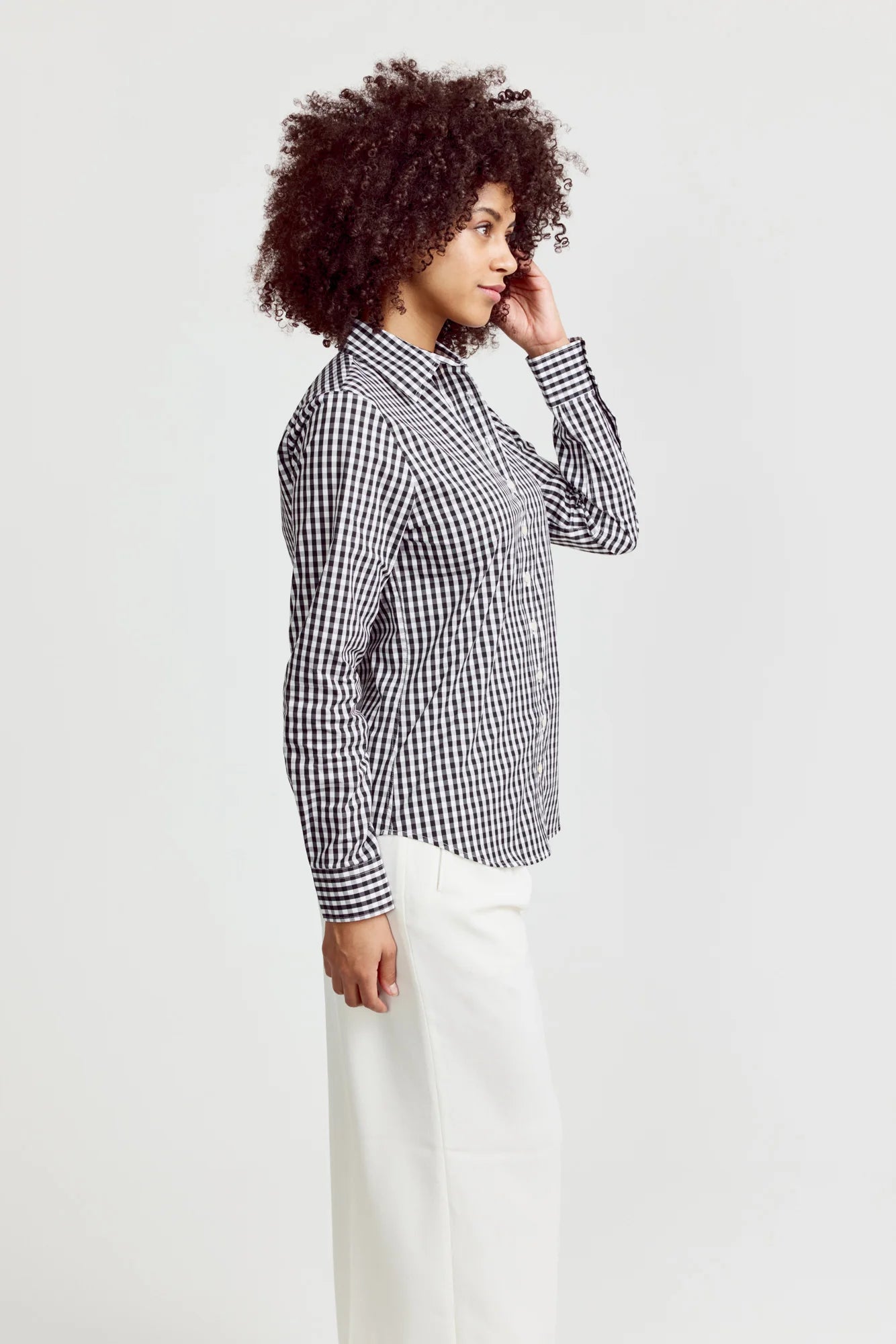 THE SHIRT - The Icon Shirt in Large Check / Black